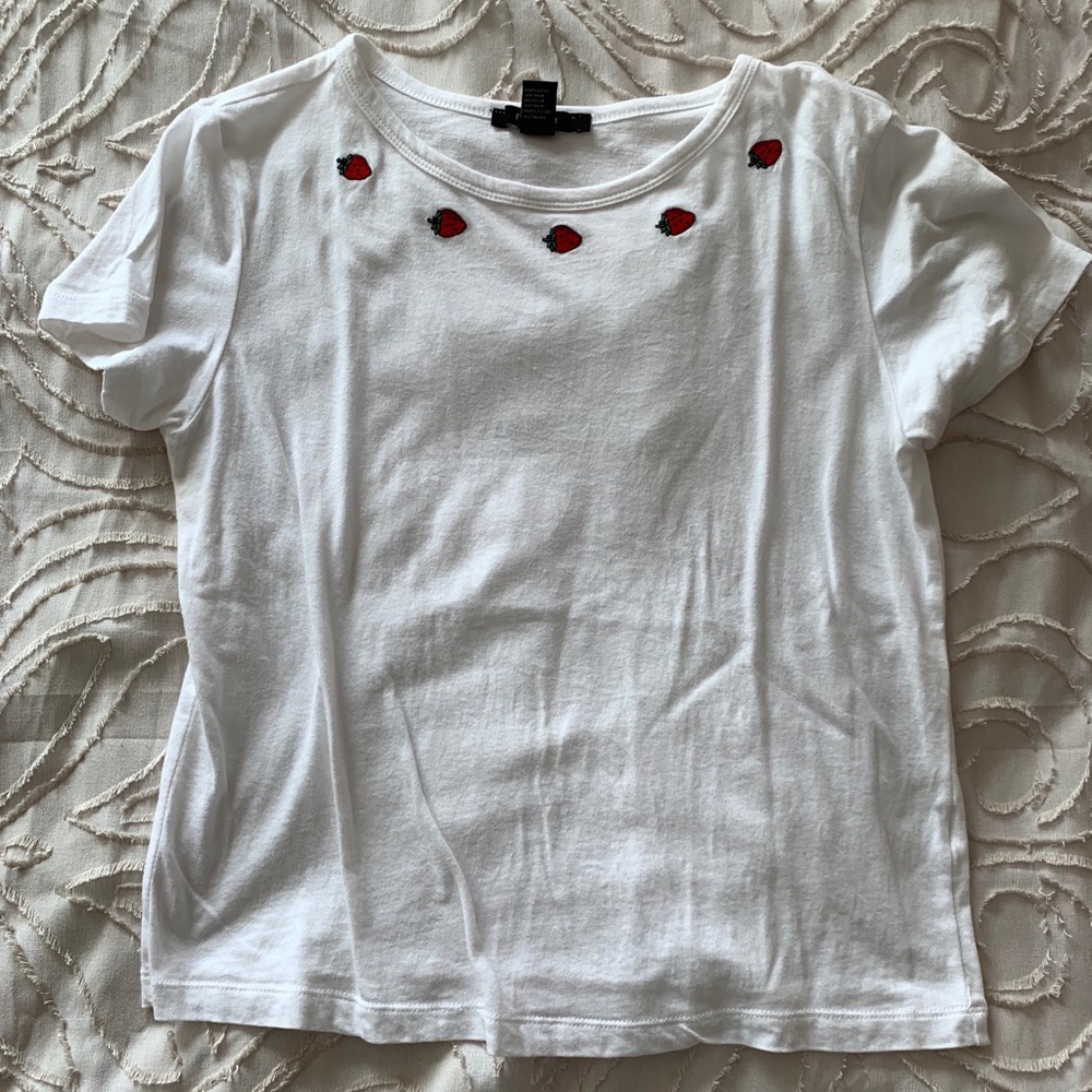 Strawberry crop top